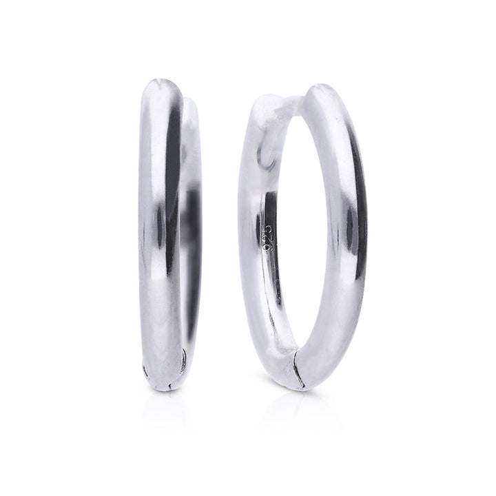 Diamonfire Plain Hoop Earrings
