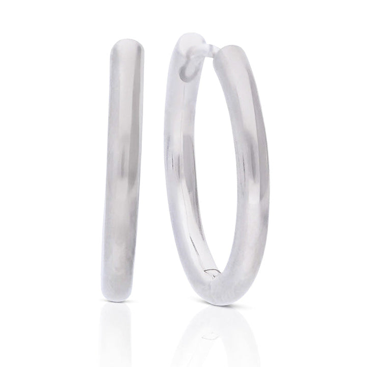Diamonfire Plain Hoop Earrings