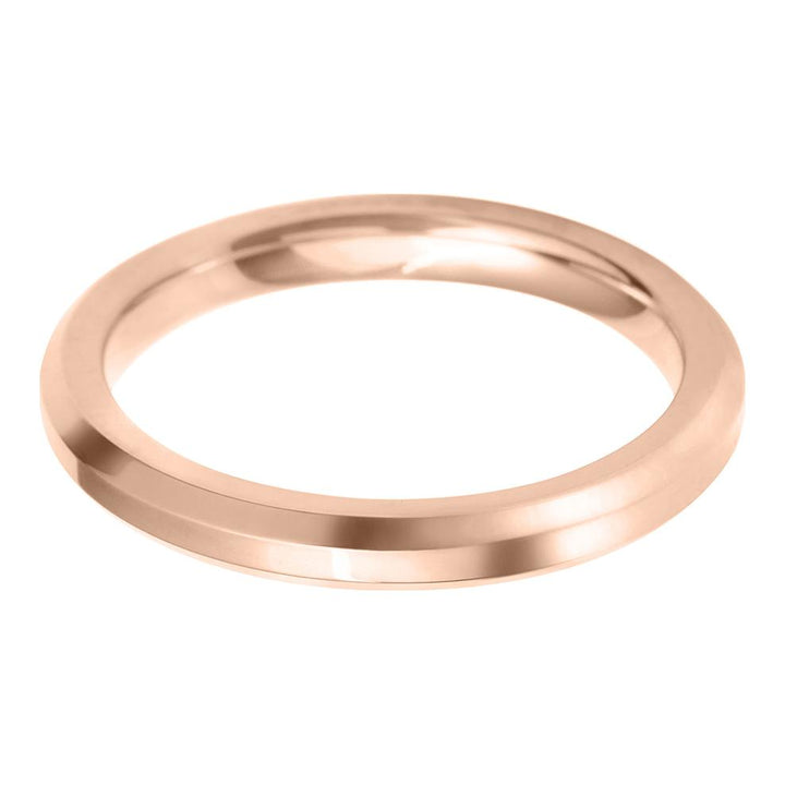 2.5mm Bevelled Edge Heavy Weight Wedding Ring