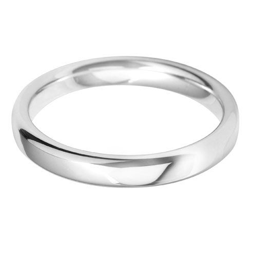 3mm Court Medium Weight Wedding Ring