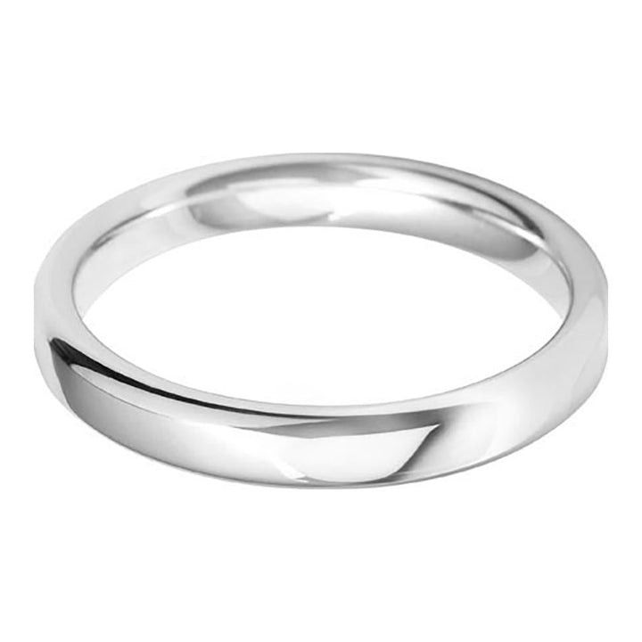 3mm Court lightweight Wedding Ring