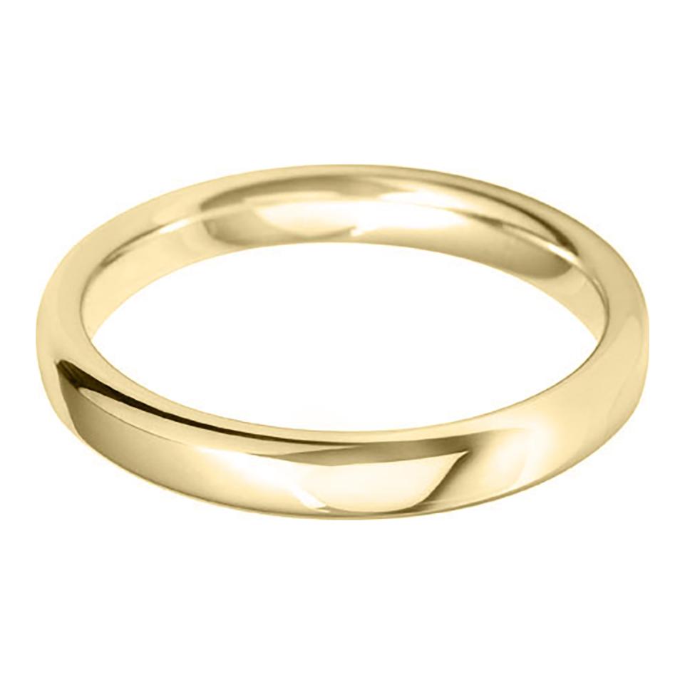 3mm Court Lightweight Wedding Ring