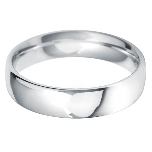 5mm Court Medium Weight Wedding Ring