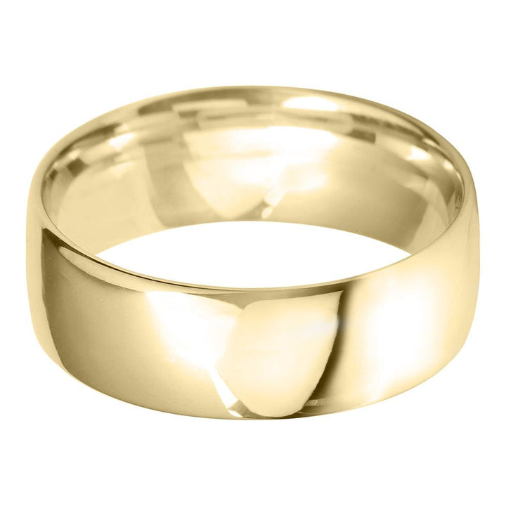 8mm Court Heavy Weight Wedding Ring