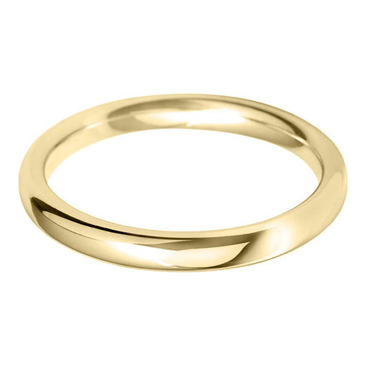 2.5mm Court Medium Weight Wedding Ring