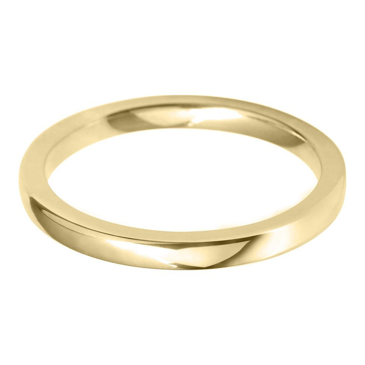 2mm Cushion Lightweight Wedding Ring