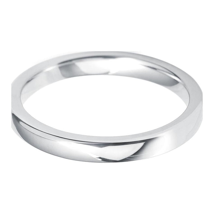 2.5mm Cushion Medium Weight Wedding Ring