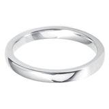 2.5mm Cushion Medium Weight Wedding Ring