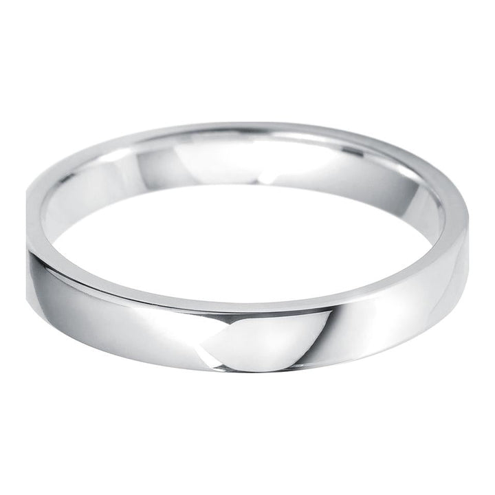 3mm Cushion Medium Weight Wedding Ring