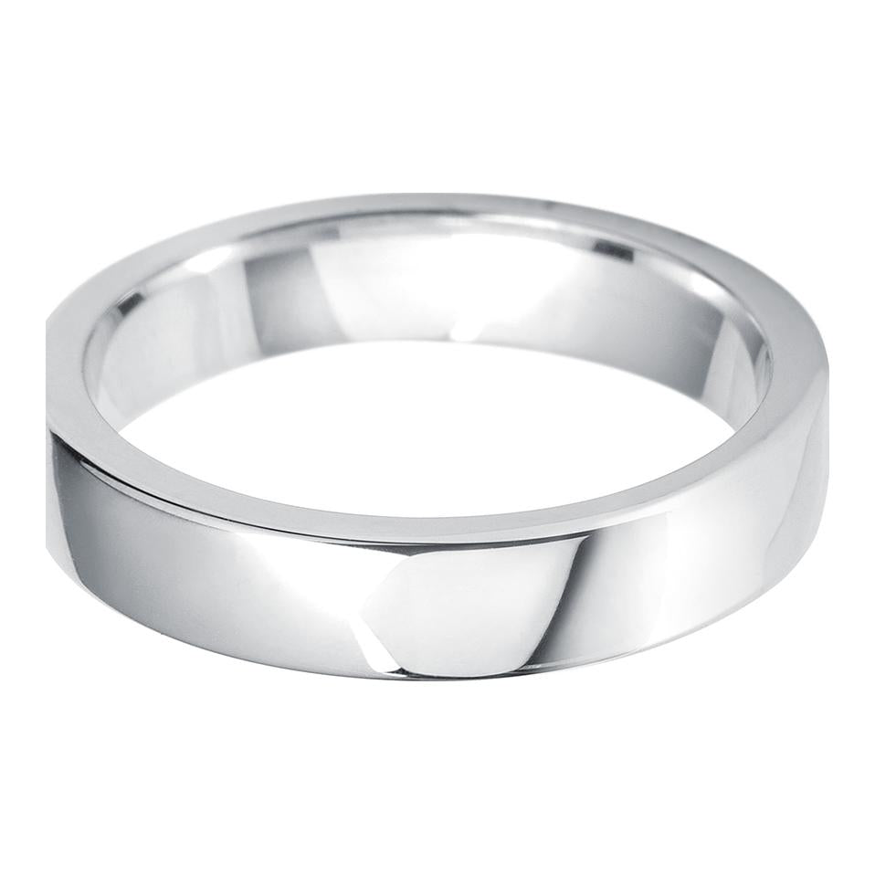 4mm Cushion Heavy Weight Wedding Ring