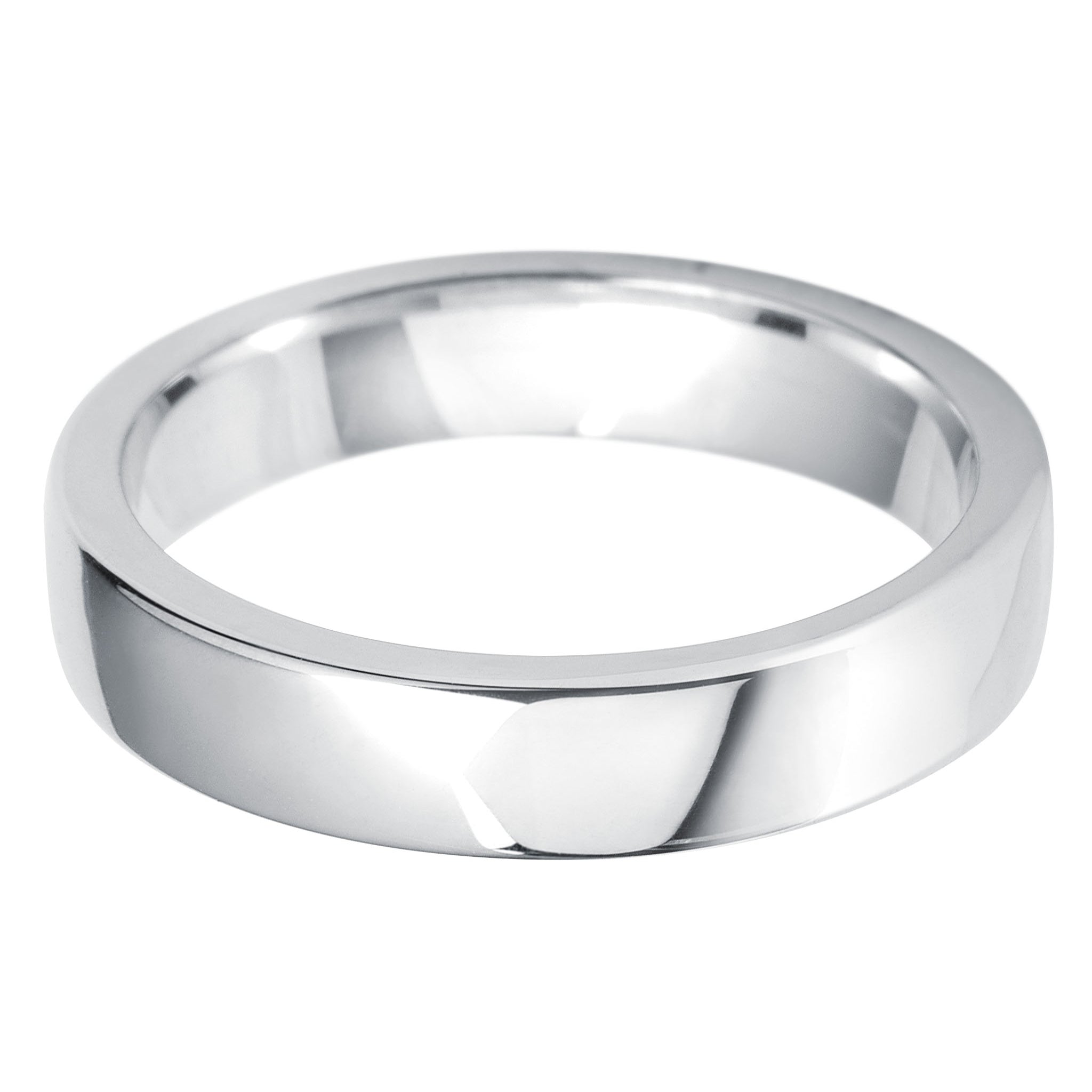 4mm Cushion Medium Weight Wedding Ring