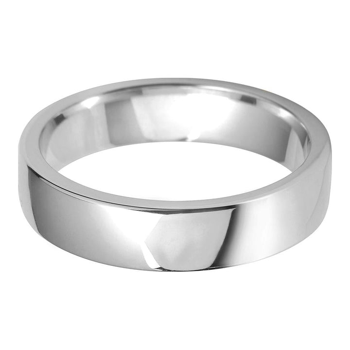 5mm Cushion Medium Weight Wedding Ring