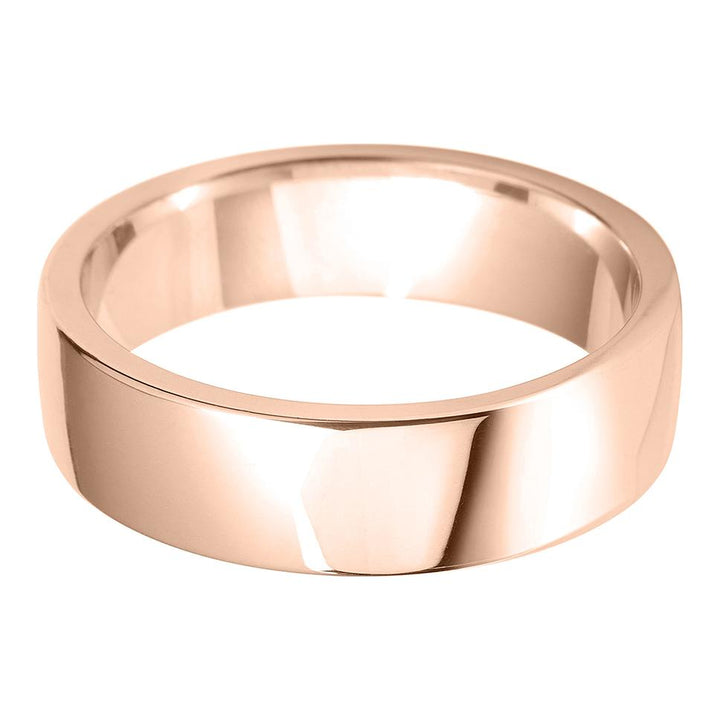 6mm Cushion Medium Weight Wedding Ring