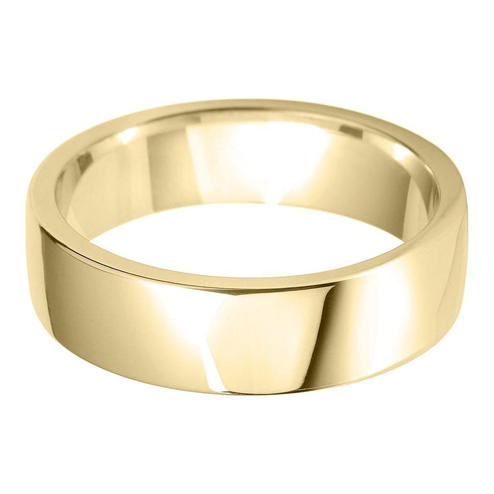 7mm Cushion Heavy Weight Wedding Ring