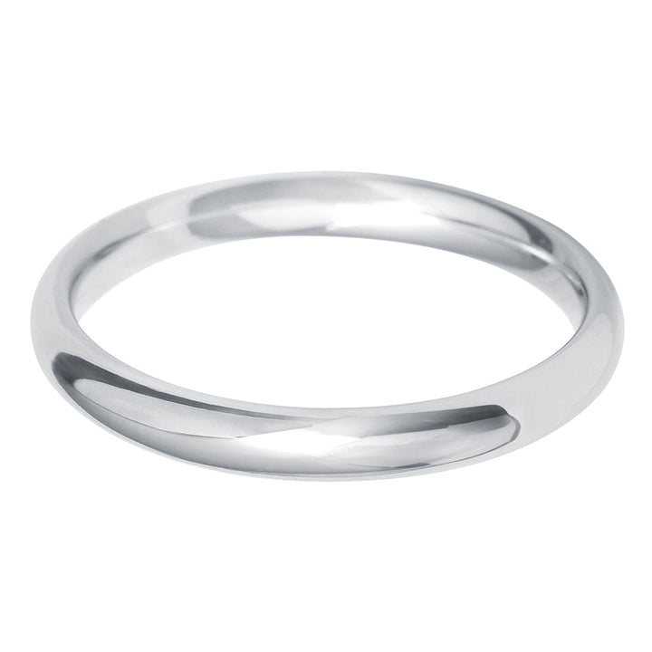 2.5mm Paris lightweight Wedding Ring