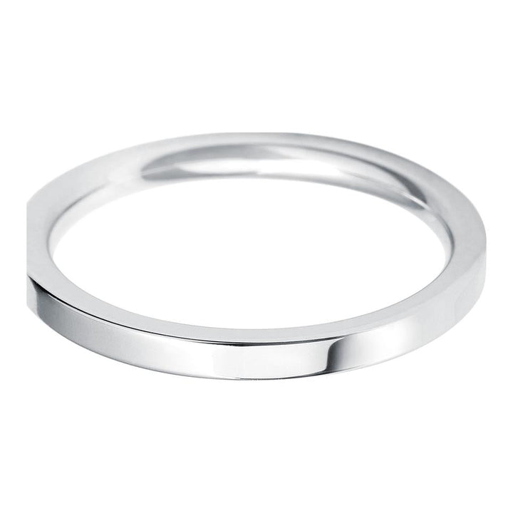 2mm Flat Court Heavy Weight Wedding Ring