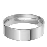 7mm Flat Court Medium Weight Wedding Ring