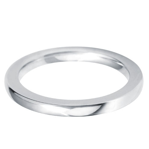 2mm Cushion Heavy Weight Wedding Ring