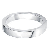 4mm Cushion Heavy Weight Wedding Ring