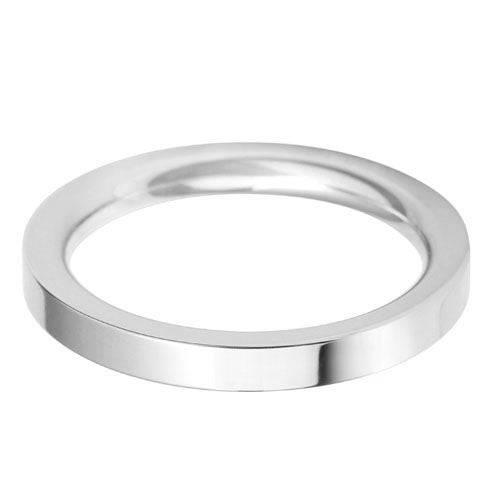 2.5mm Flat Court Heavy Weight Wedding Ring