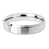 8mm Bevelled Edge Heavy Weight Wedding Ring