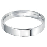 4mm Flat Court lightweight Wedding Ring