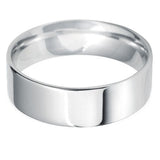 7mm Flat Court lightweight Wedding Ring