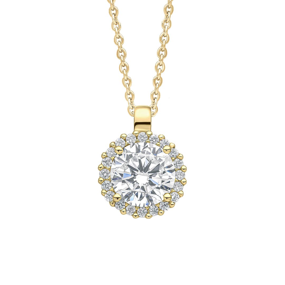 Diamonfire Halo Pendant