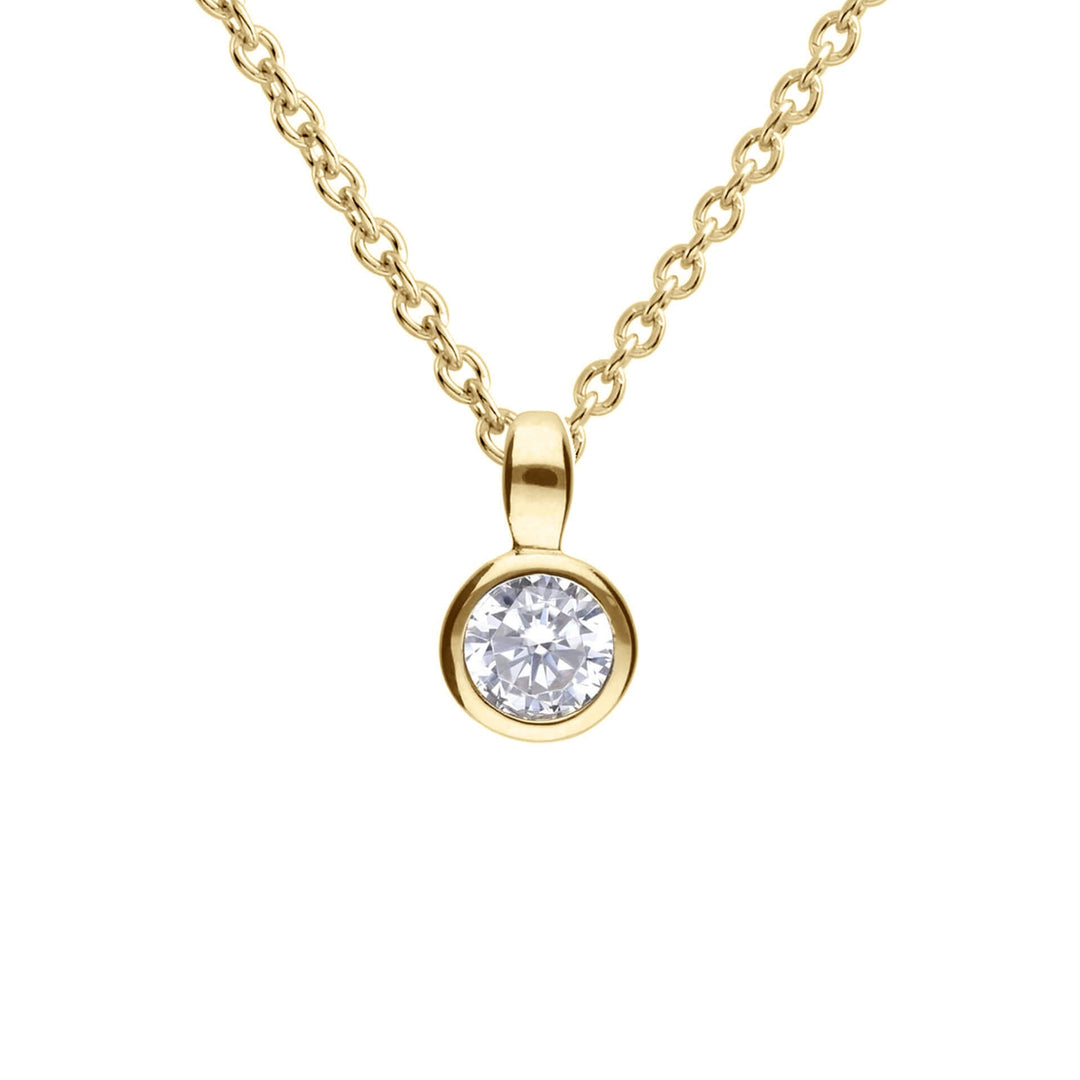 Diamonfire Bezel Set Carat Pendant
