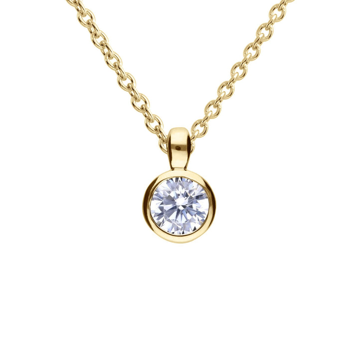 Diamonfire Bezel Set Carat Pendant