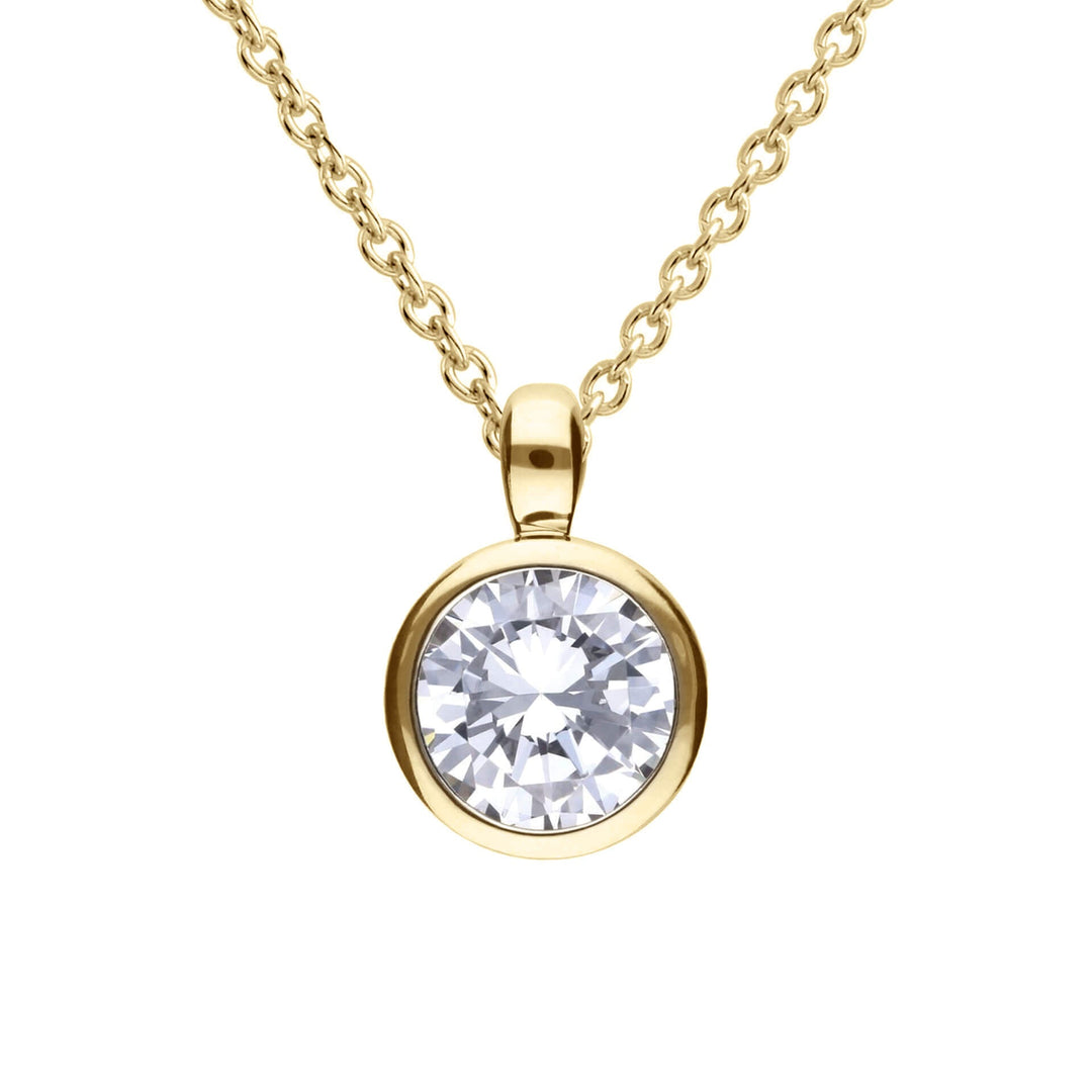 Diamonfire Bezel Set Carat Pendant