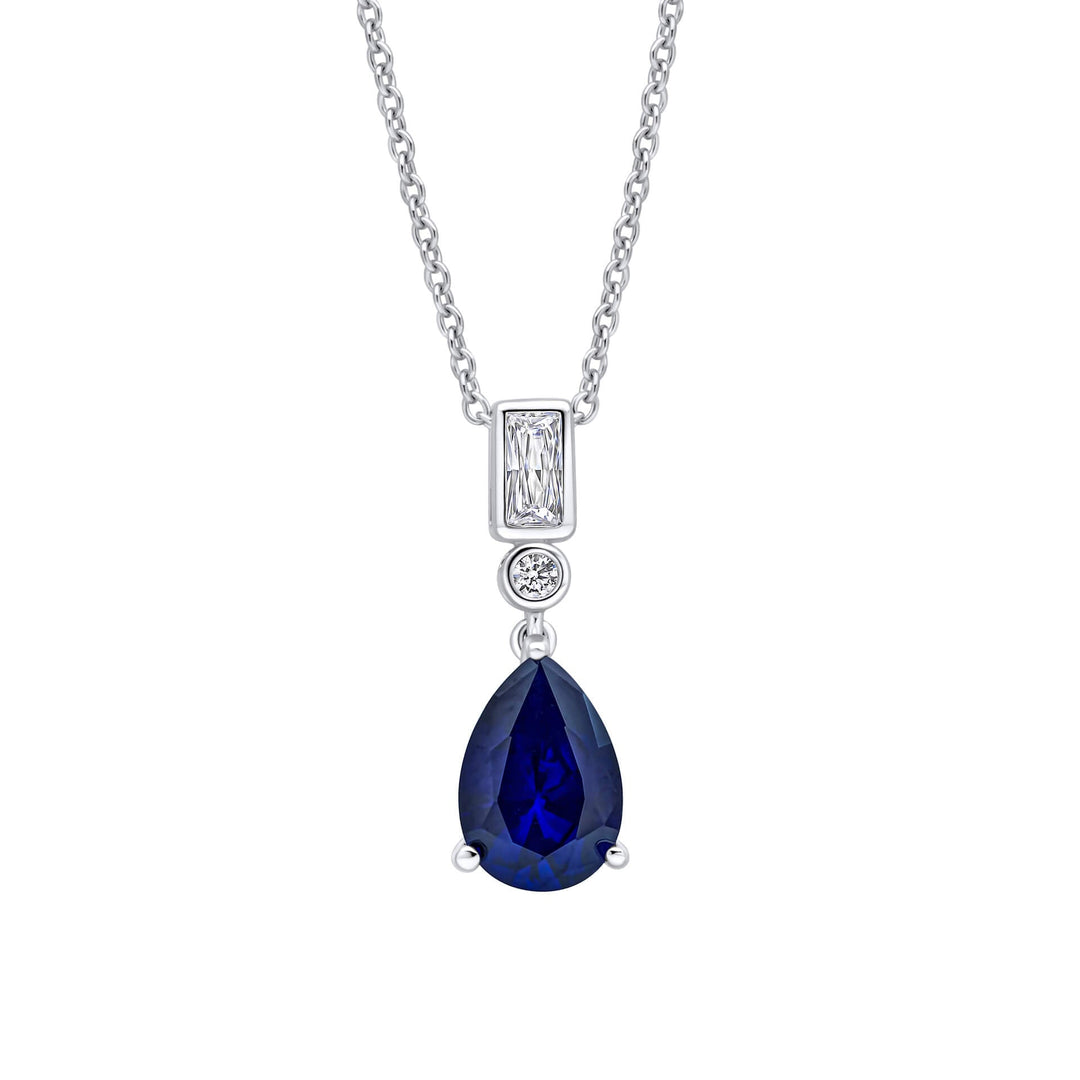 Diamonfire Bezel and Teardrop Pendant