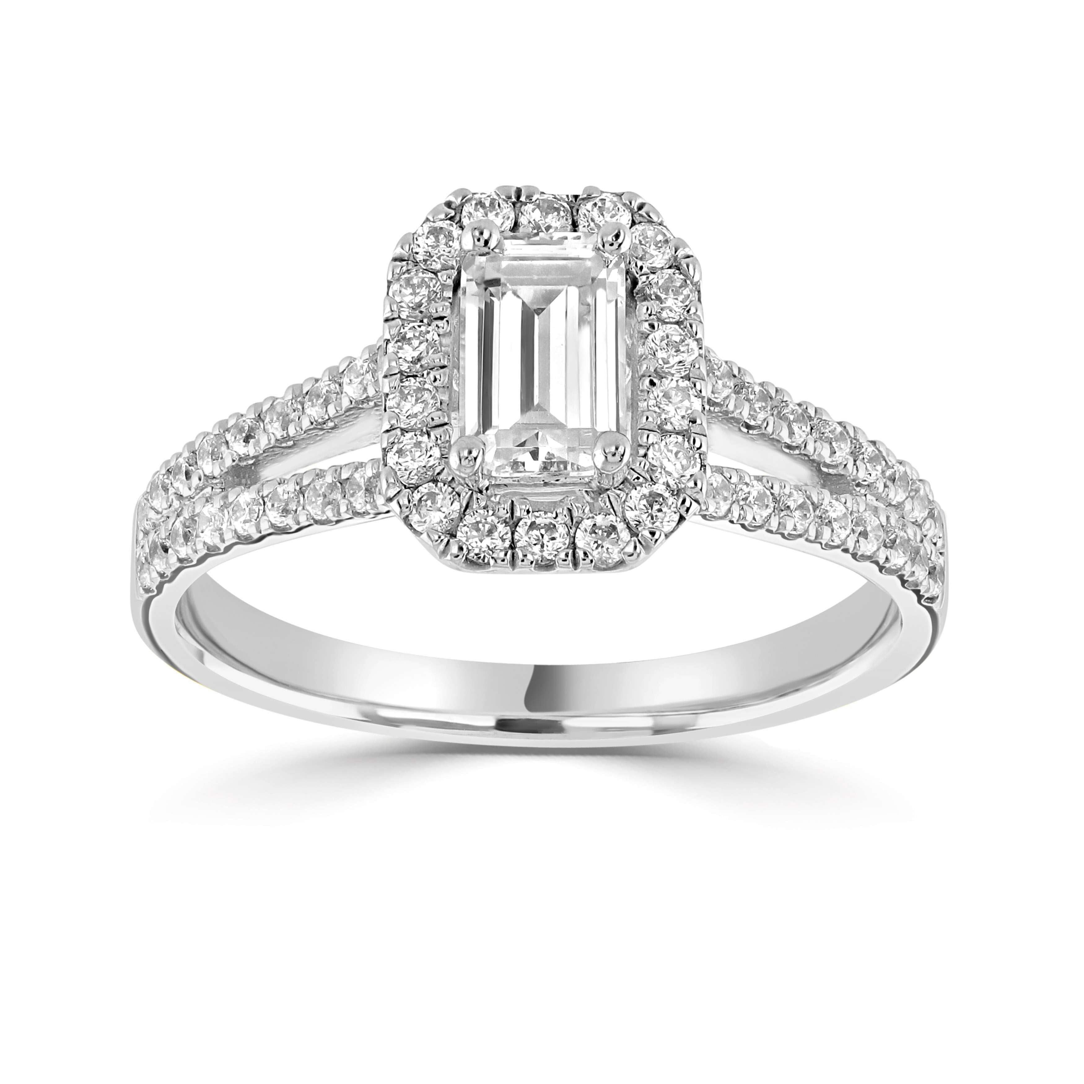 Magnolia *Select an Emerald Cut Diamond 0.40ct or above