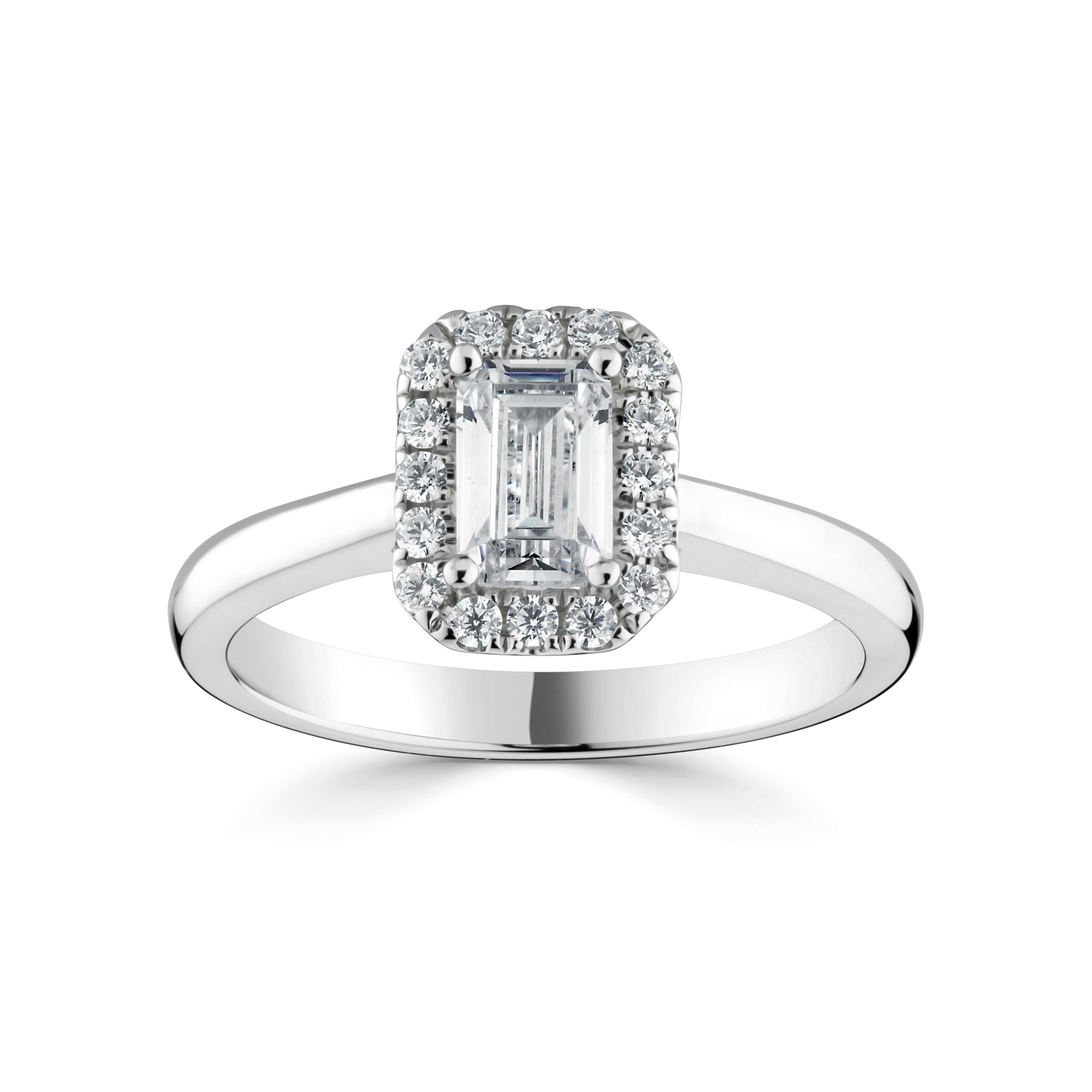 Anaya *Select an Emerald Cut Diamond 0.40ct or above