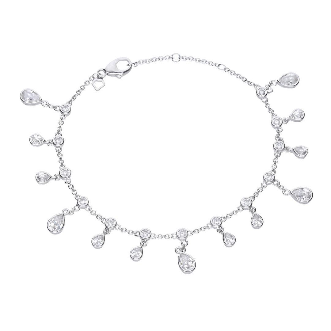 Diamonfire Multi Drop Zirconia Bracelet
