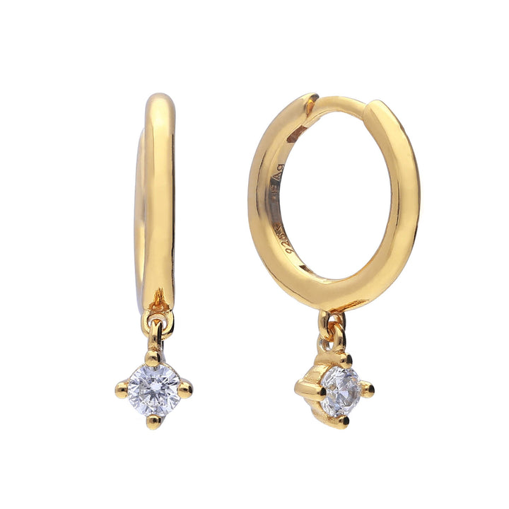 Diamonfire Assembled Hoop Earrings with Drop