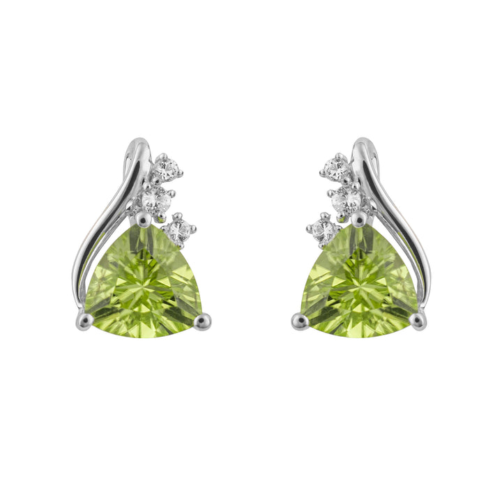 Elements Gold Trillion Semi-Precious Stud Earrings