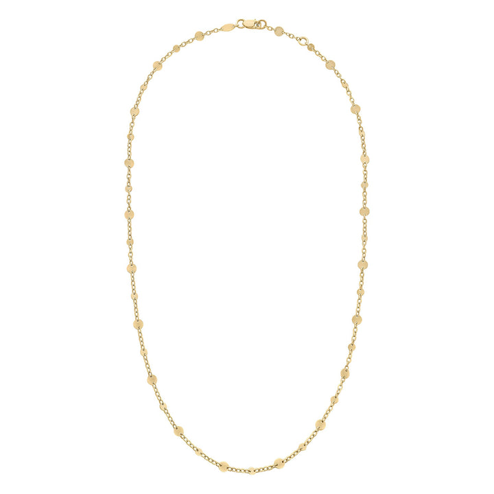 Elements Gold Discs and Chain Necklace