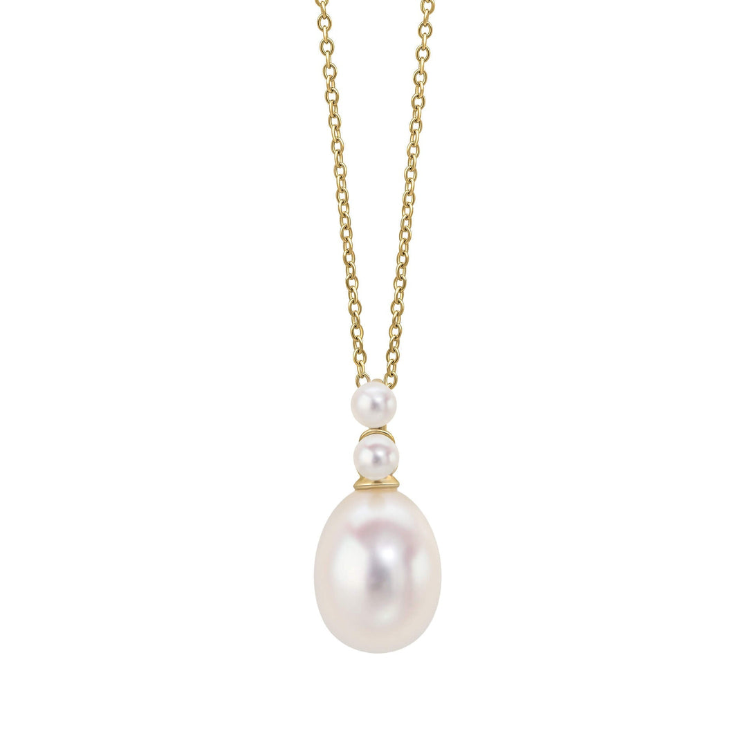 Elements Gold Pearl Detail Necklace