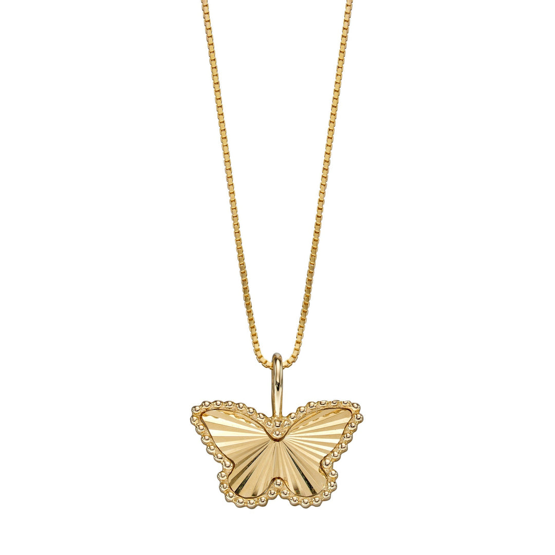 Elements Gold Butterfly Pendant