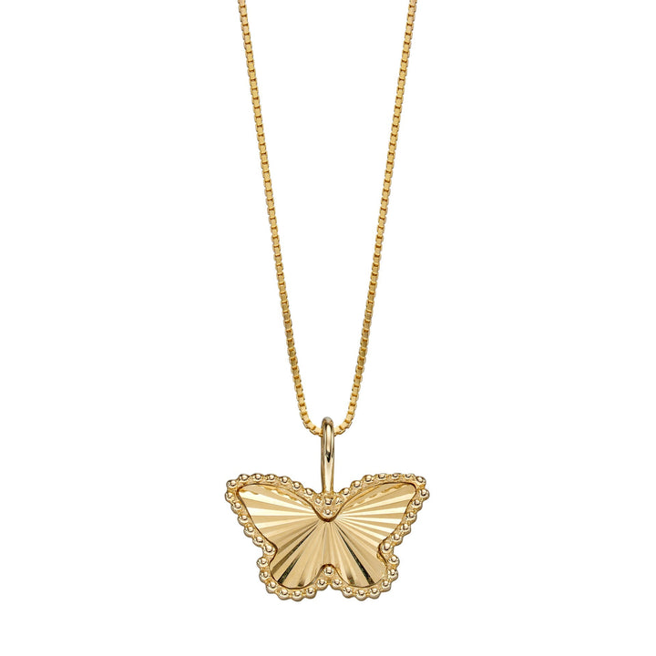 Elements Gold Butterfly Pendant
