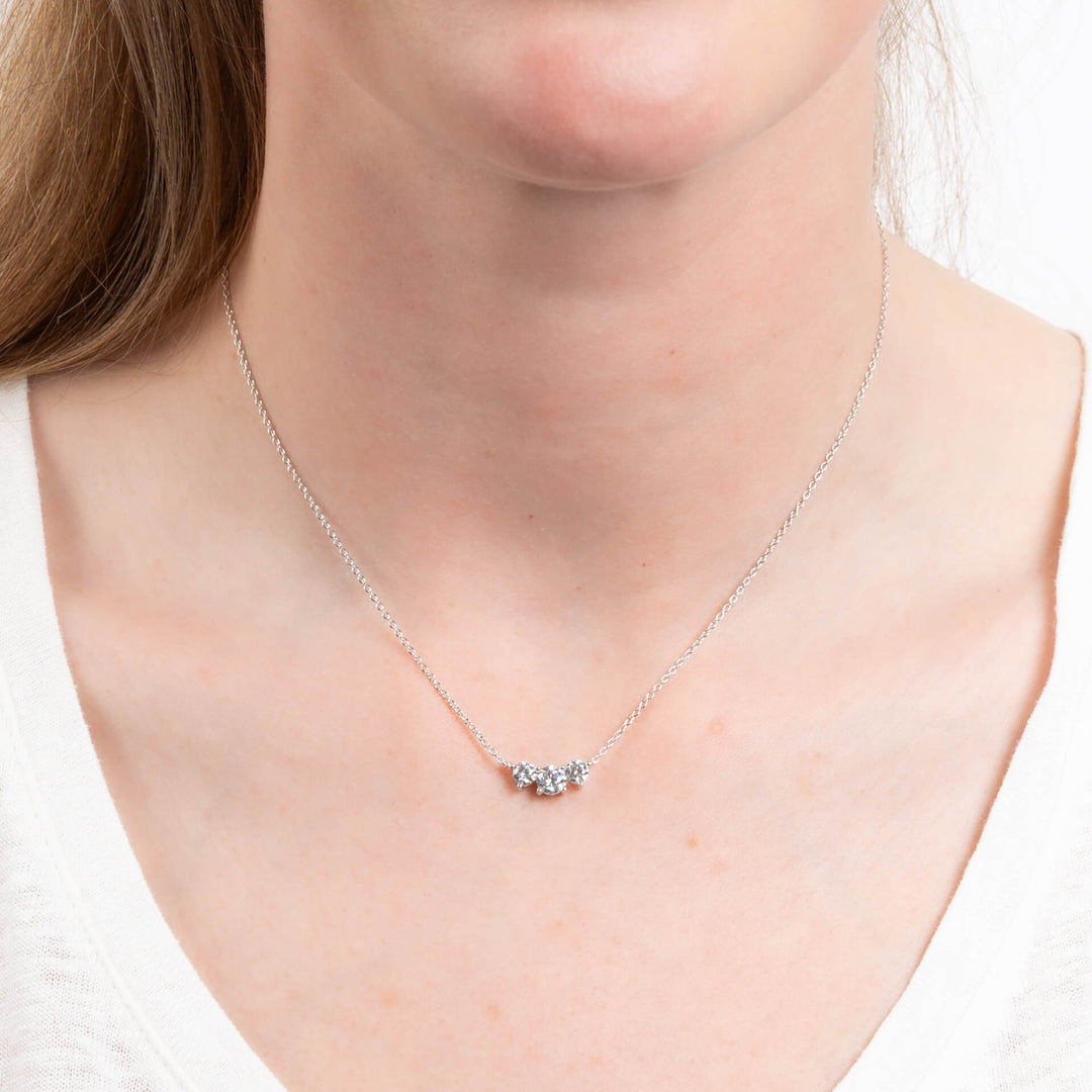 Diamonfire Trio Zirconia Necklace