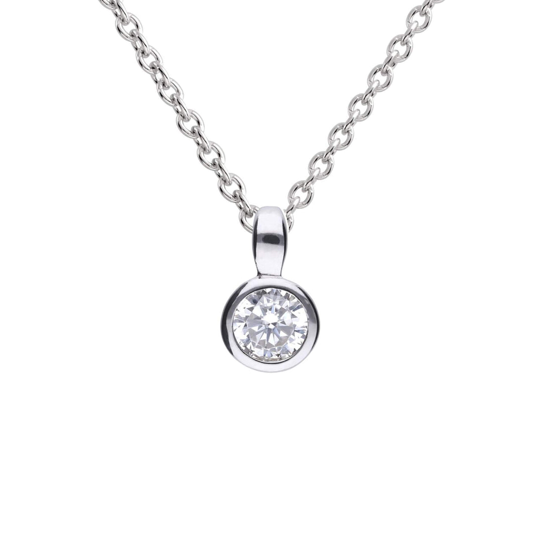 Diamonfire Bezel Set Carat Pendant