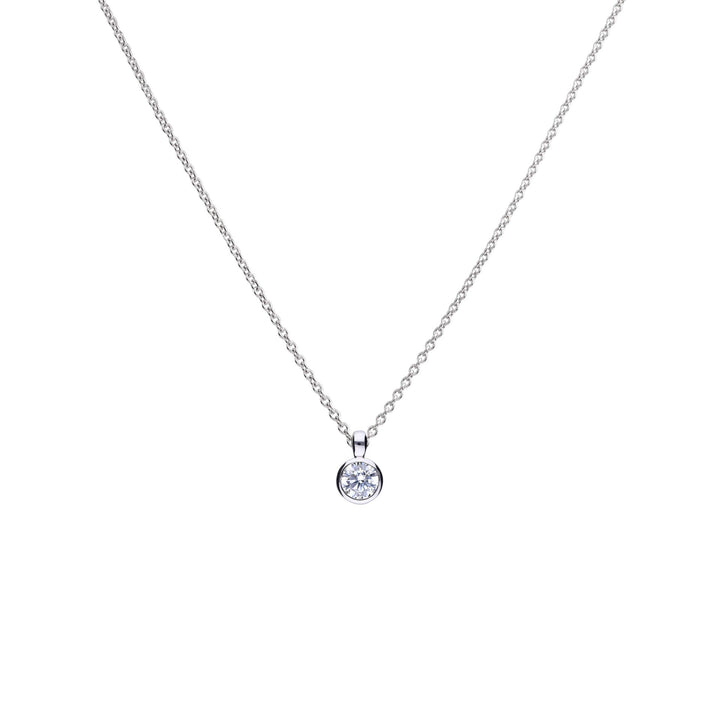 Diamonfire Bezel Set Carat Pendant