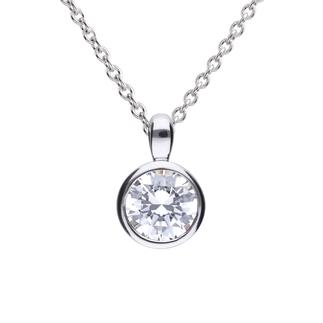 Diamonfire Bezel Set Carat Pendant