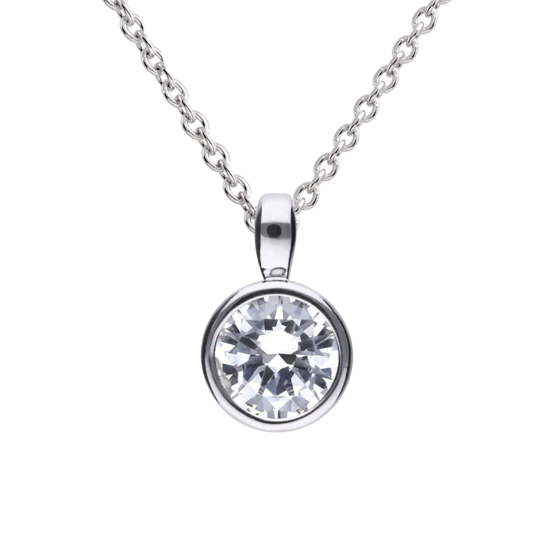 Diamonfire Bezel Set Carat Pendant