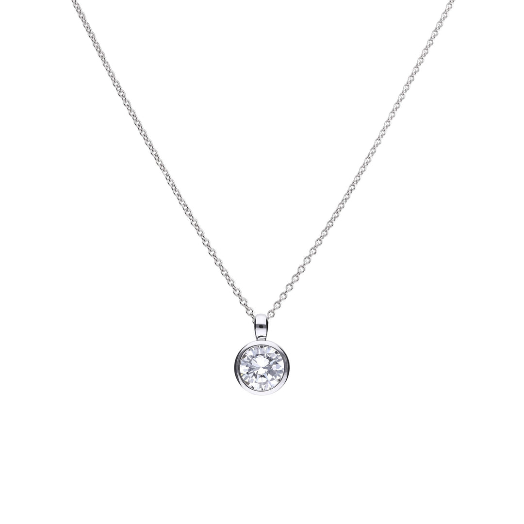 Diamonfire Bezel Set Carat Pendant