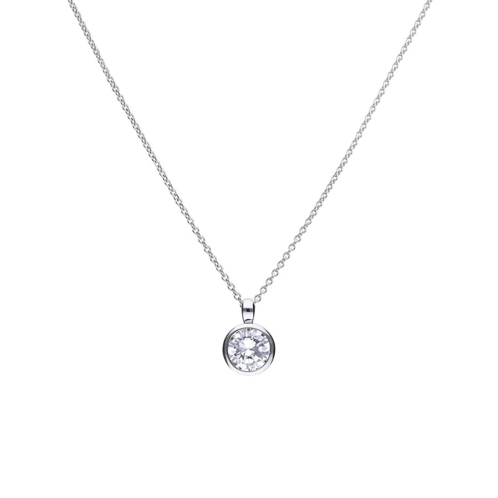 Diamonfire Bezel Set Carat Pendant